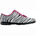 Footjoy Tailored Collection Women's Golf Shoes - Zebra/Fuschia